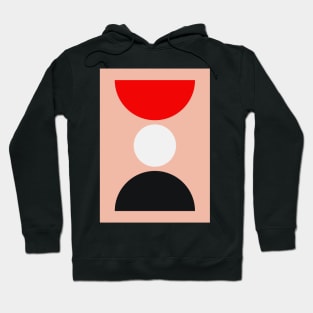 Black Red White Hoodie